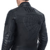 VENOM BLACK MOTORCYCLE LEATHER JACKET